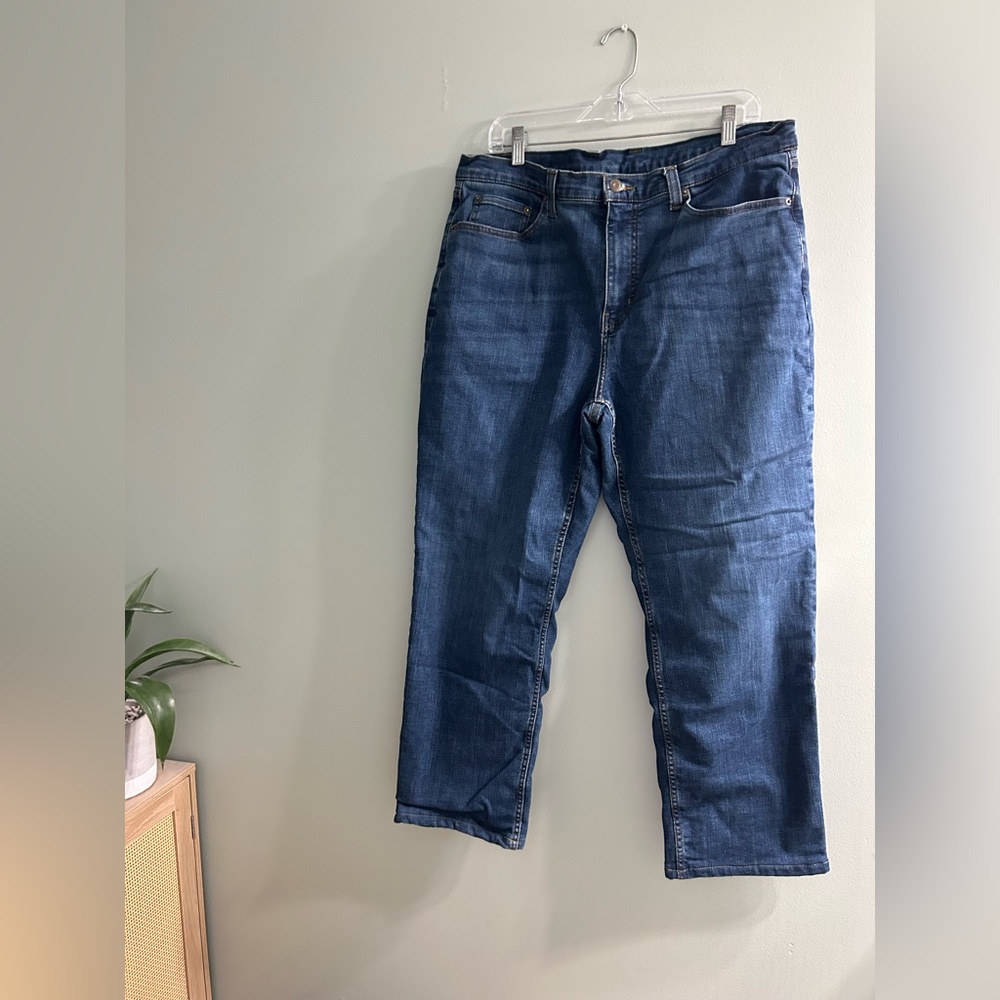 L.l. Bean men’s insulated lined relaxed fit blue jeans 36X29